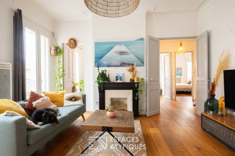 Haussmannian chic and bohemian in the upper city