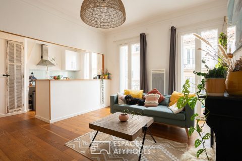 Haussmannian chic and bohemian in the upper city