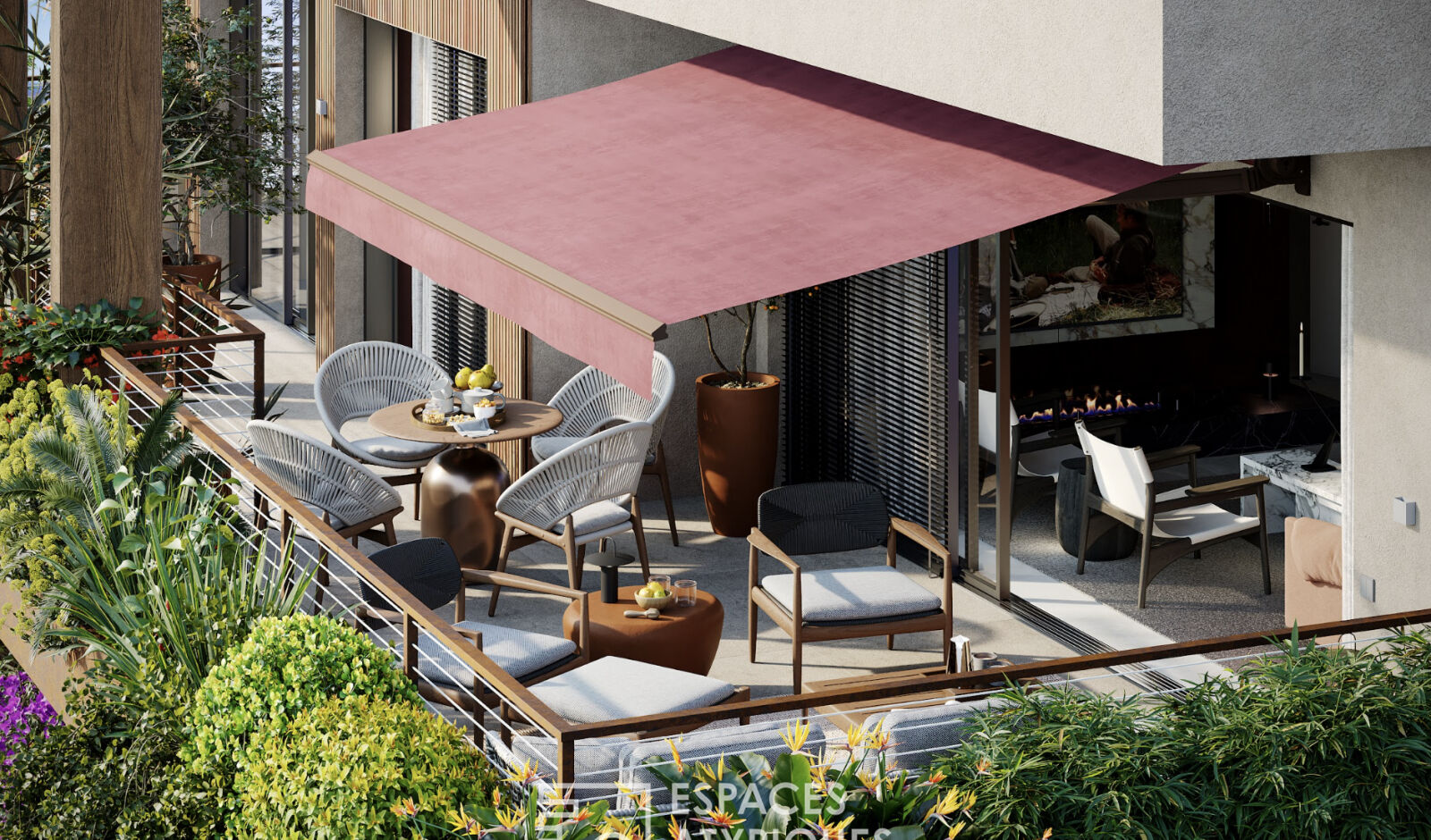 Appartement atypique avec terrasse, vue mer et commerces à pied