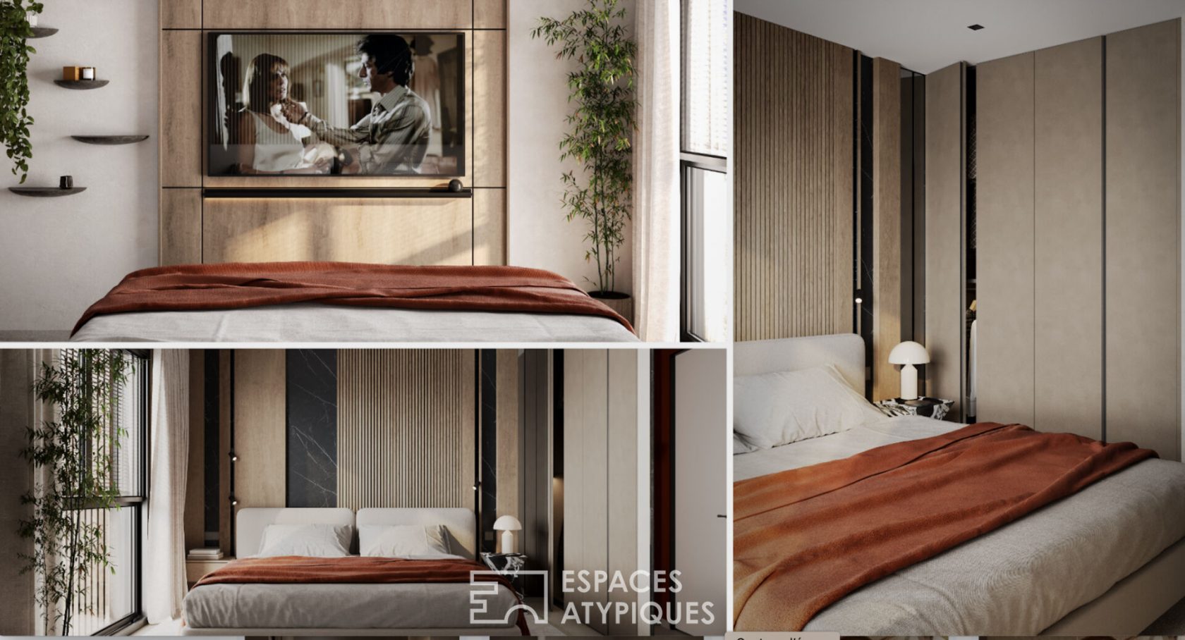 Atypical apartment with terrace and shops on foot