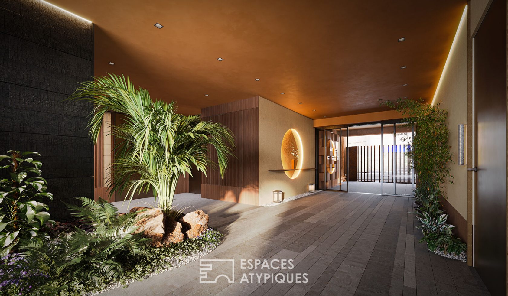 Atypical apartment with terrace and shops on foot