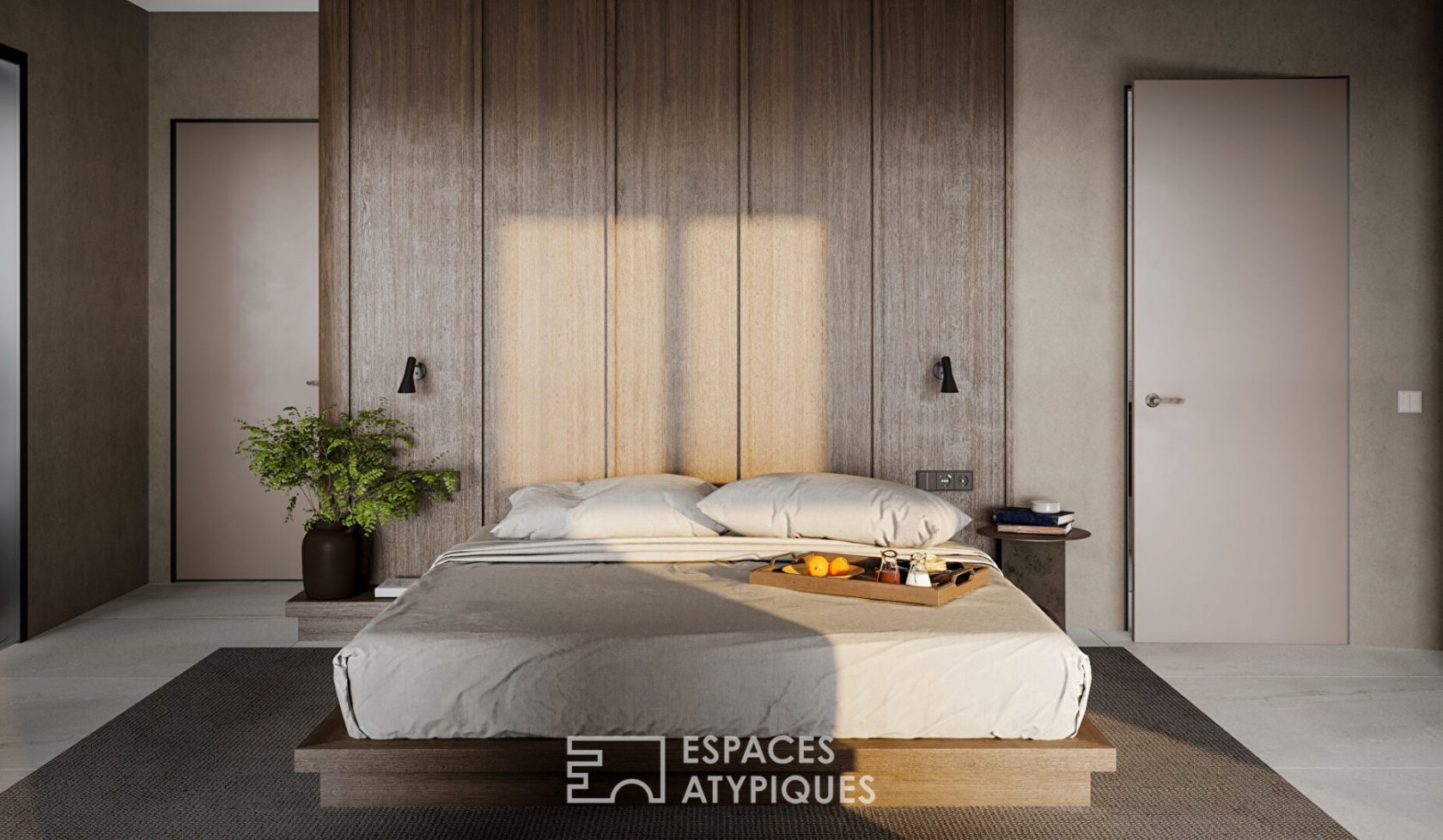 Atypical apartment with terrace, sea view and shops on foot