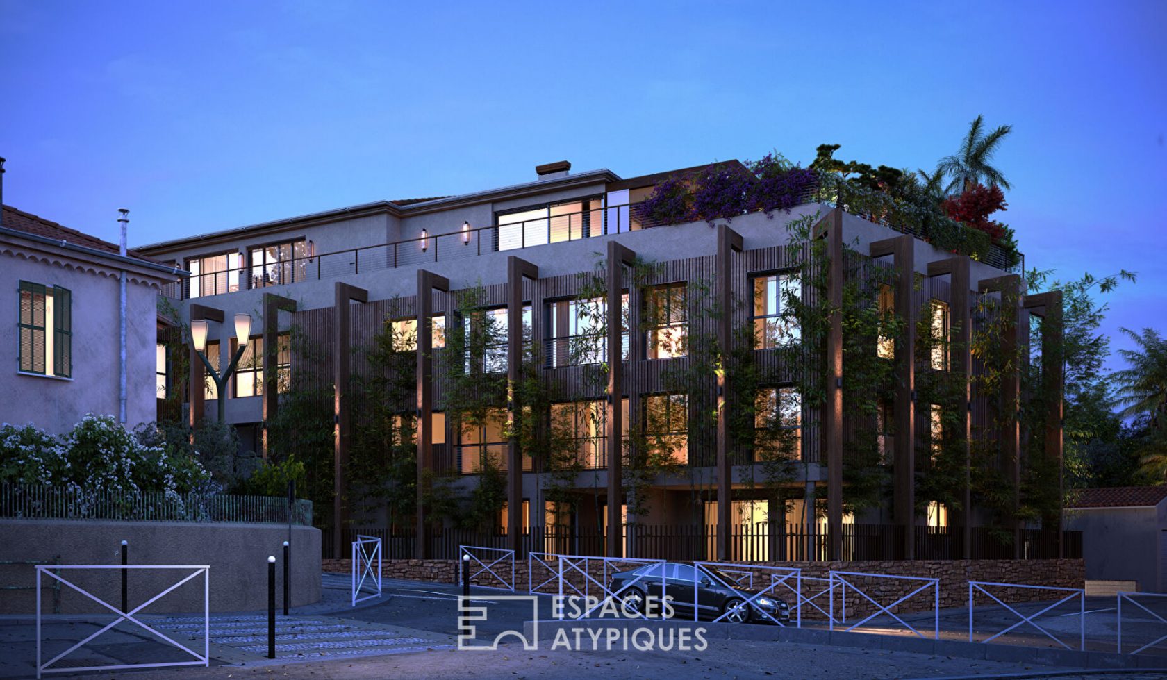 Atypical apartment with terrace, sea view and shops on foot