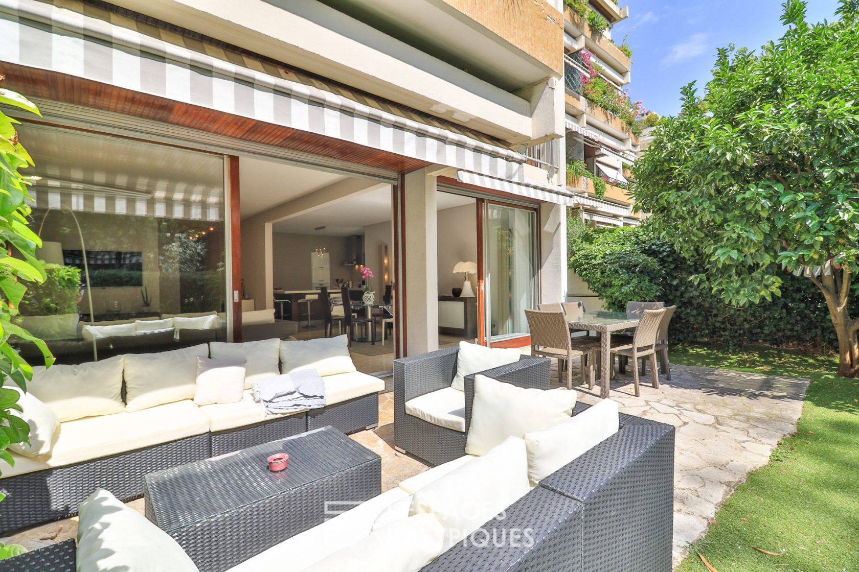Garden level revisited in contemporary with terrace and studio