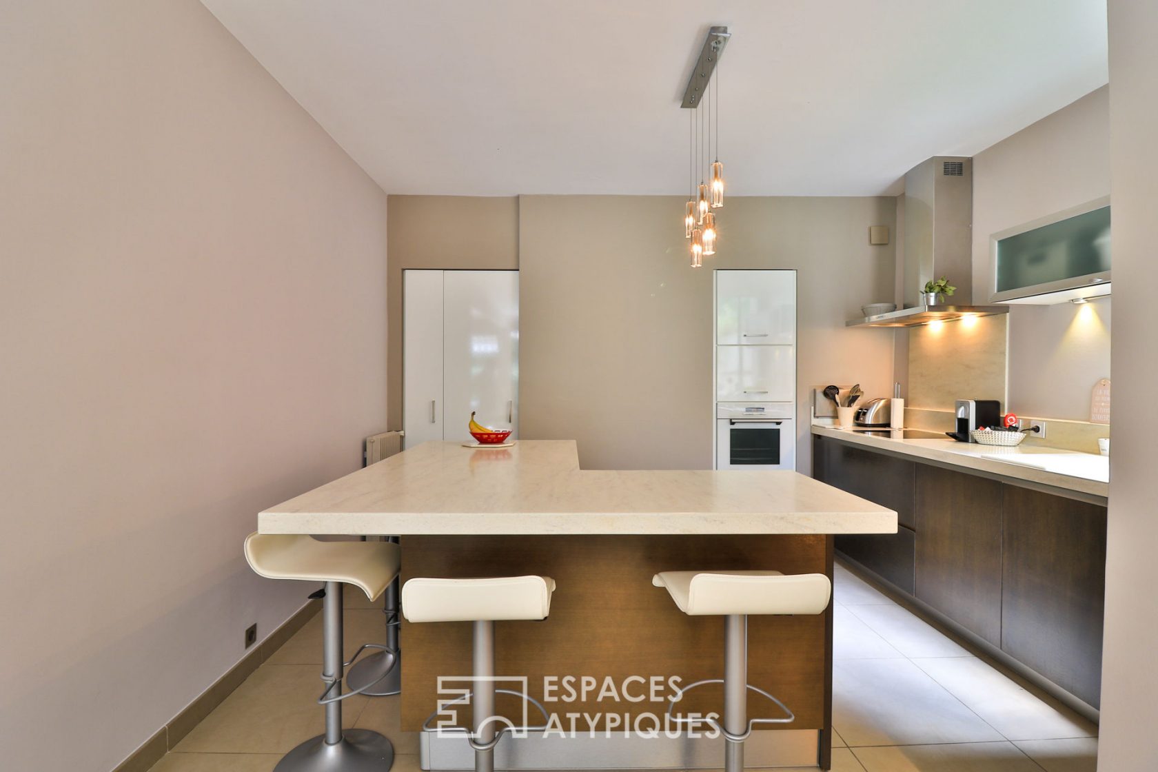 Garden level revisited in contemporary with terrace and studio
