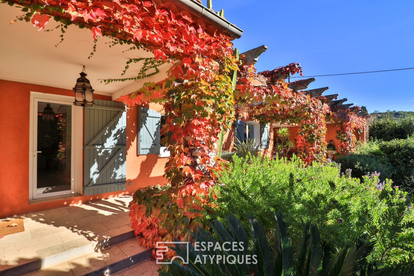 Architect house colored with Tuscan ocher