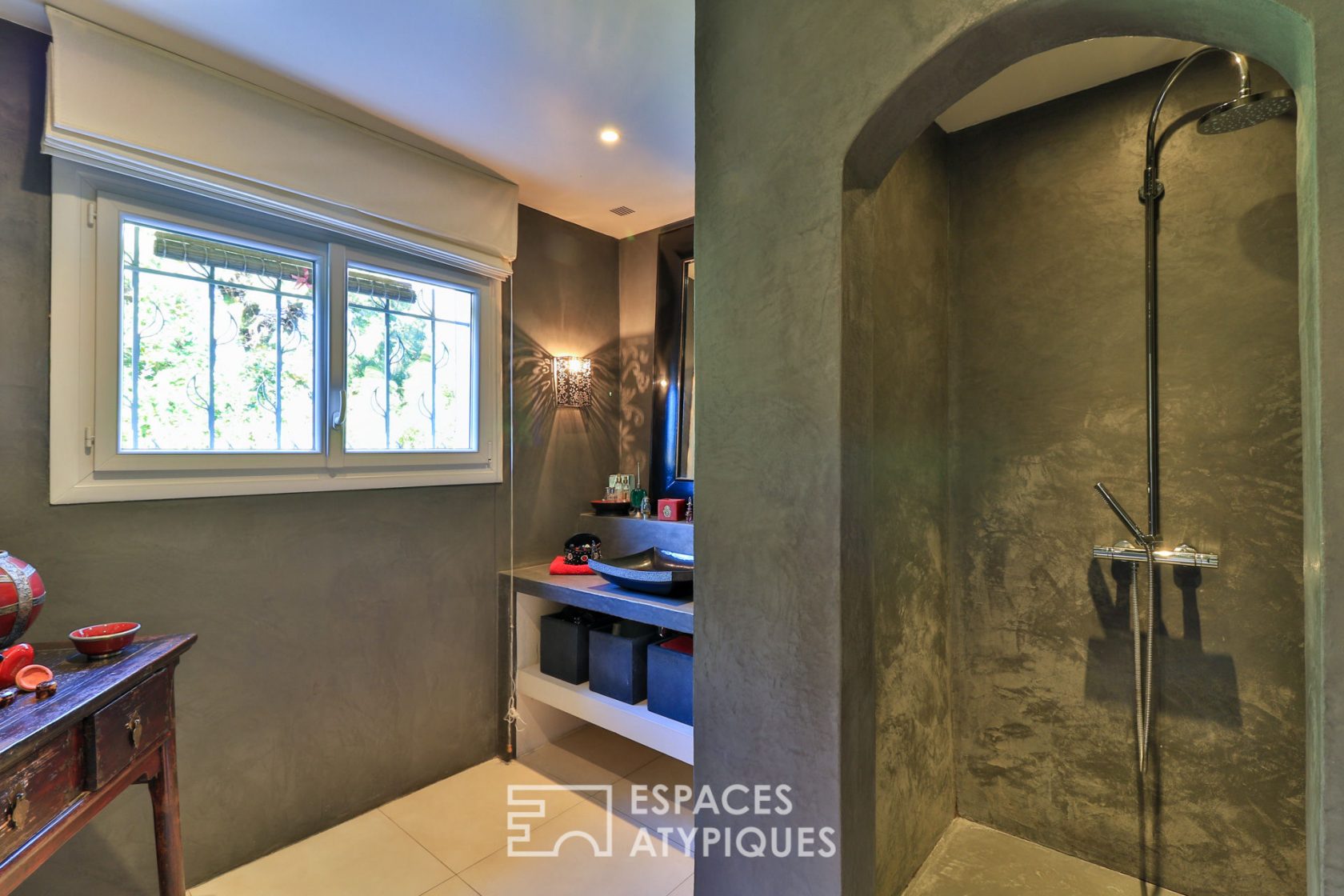 Architect house colored with Tuscan ocher