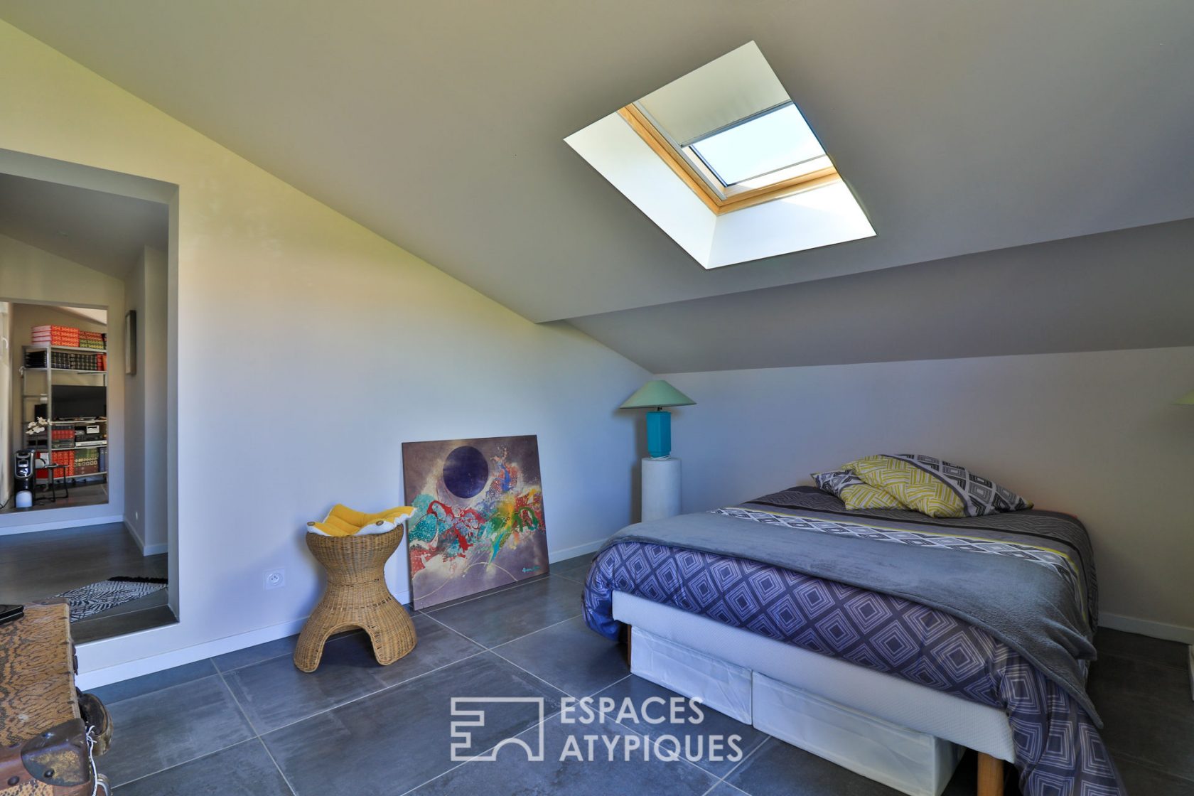 Architect house colored with Tuscan ocher