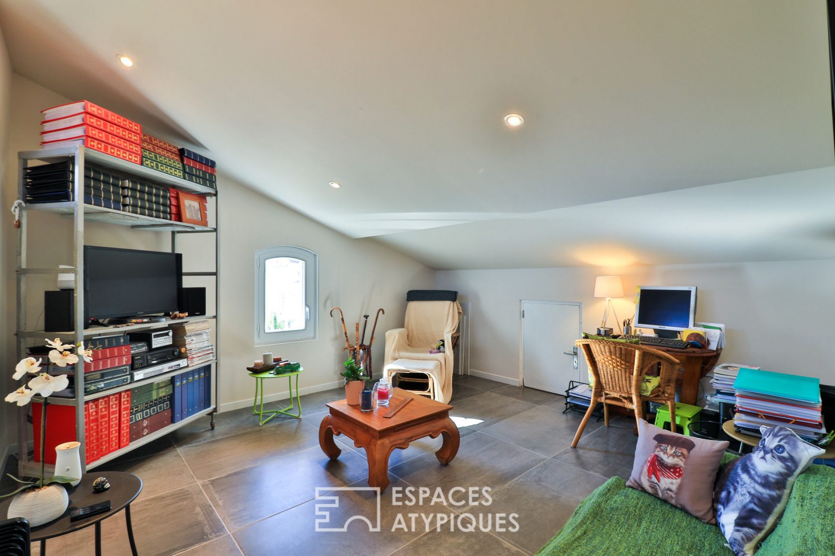 Architect house colored with Tuscan ocher