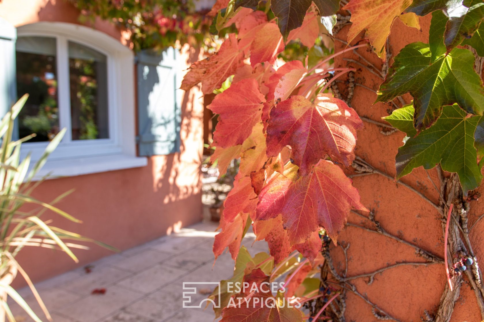 Architect house colored with Tuscan ocher