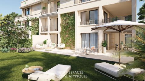 Superb contemporary and comfortable T4 garden level apartment