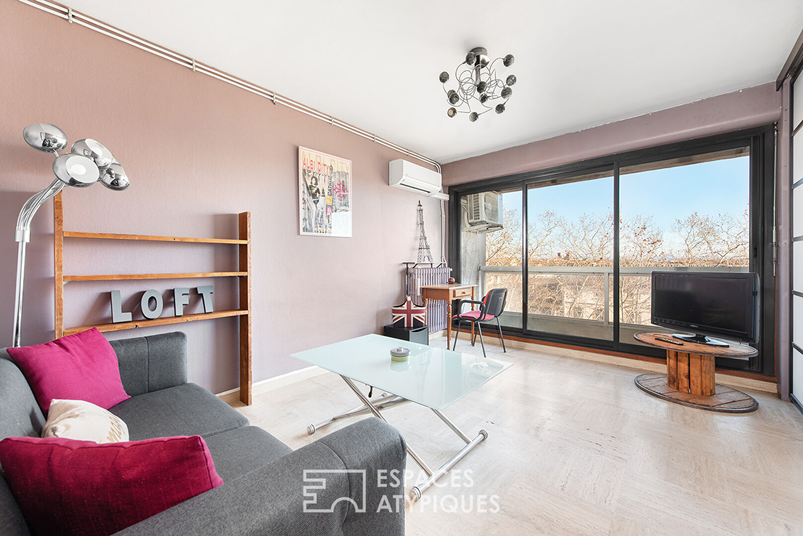 Véritable cocon en dernier étage avec ascenseur en centre-ville