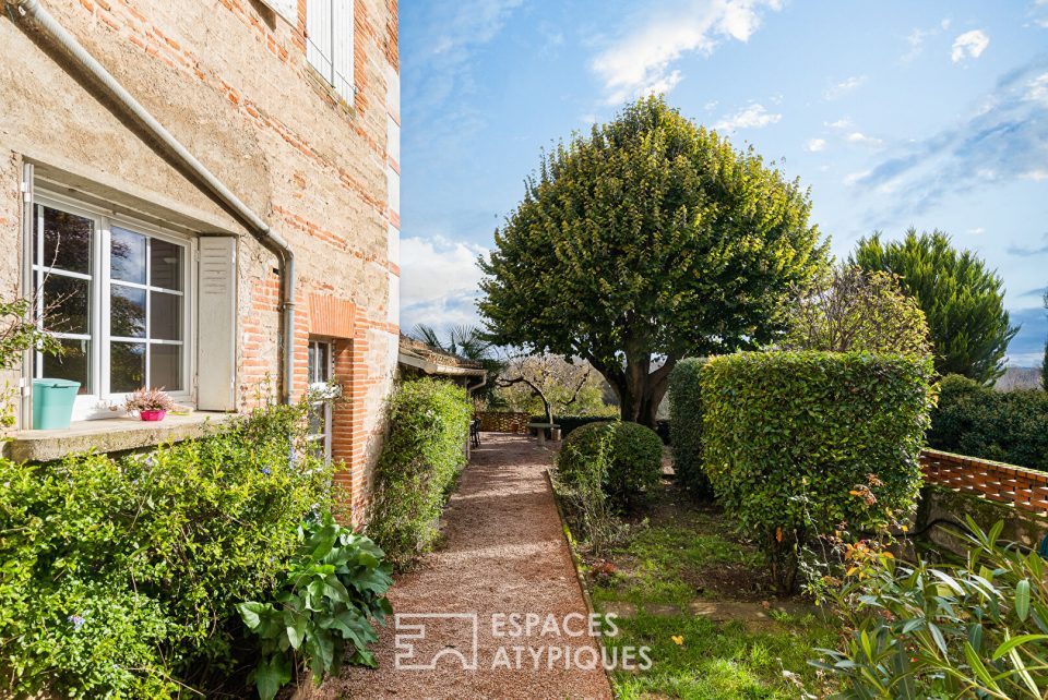 Maison de maître en ville avec piscine et vue imprenable