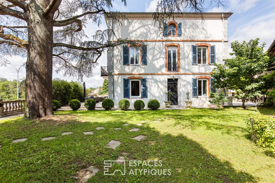 Maison de maître avec piscine