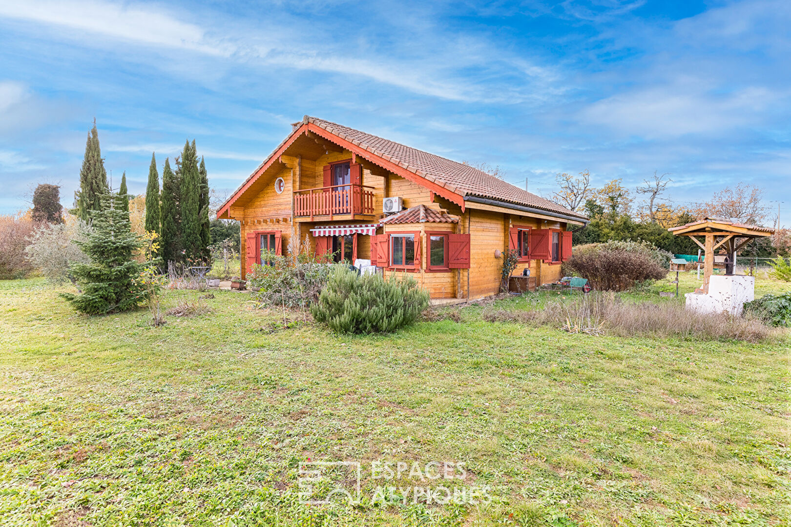 Chalet en bois au coeur de la campagne gaillacoise