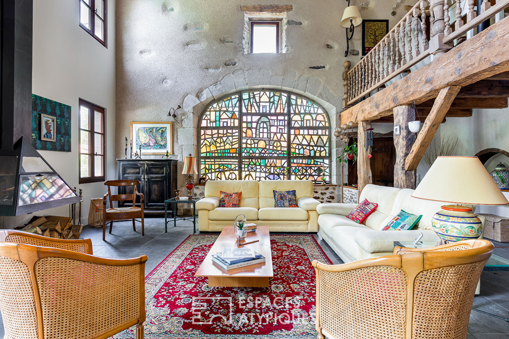 Character house with swimming pool