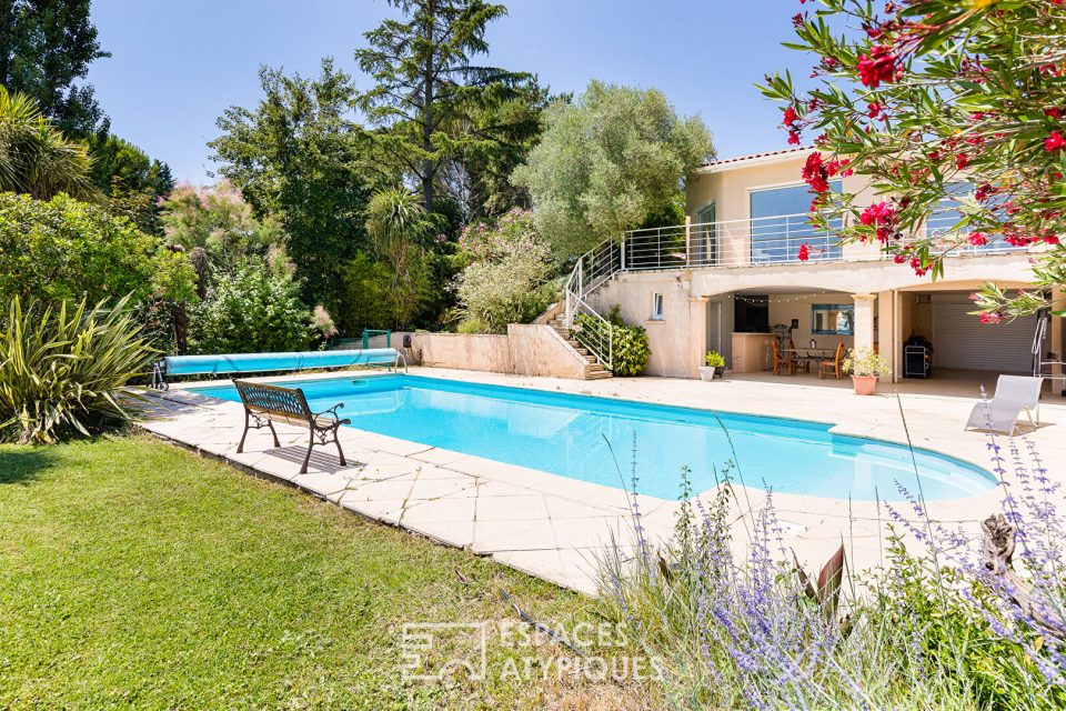 Belle villa avec piscine sur les hauteurs de RABASTENS