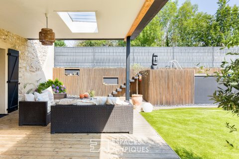 Turnkey house with garden and swimming pool