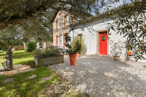 Ancienne ferme rénovée avec loft au coeur des vignes
