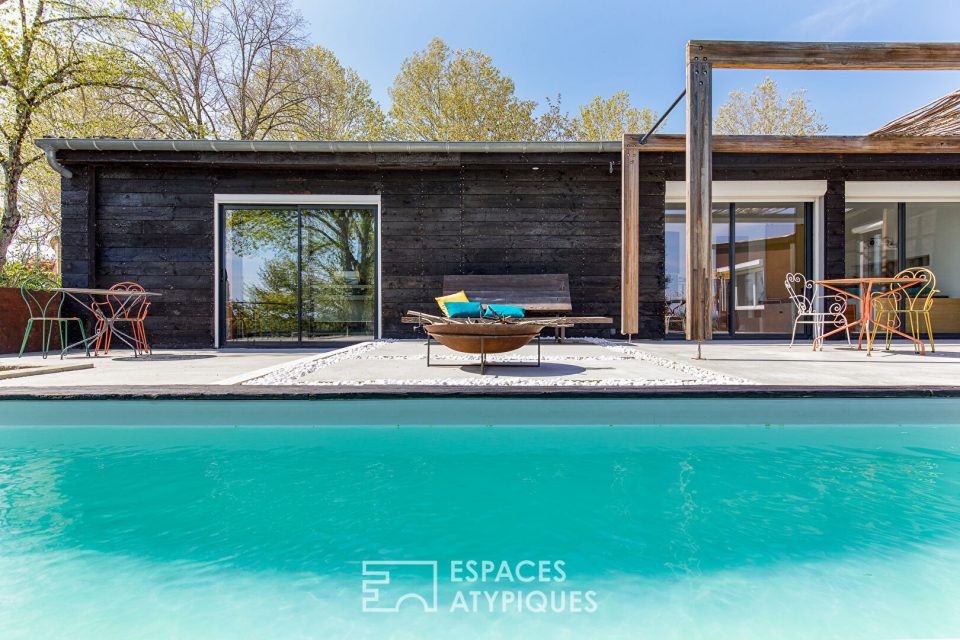 Maison d'artiste à la vue dégagée