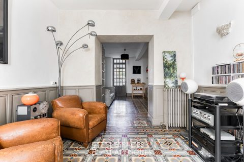 Maison de ville avec jardin et garage