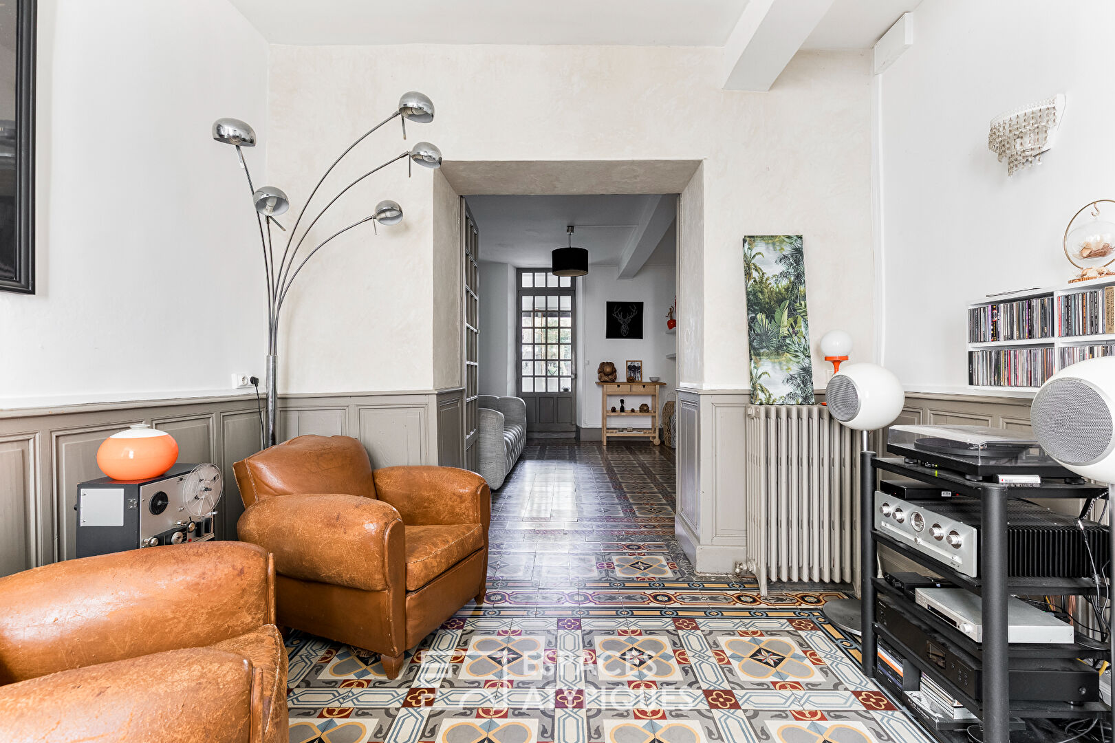 Maison de ville avec jardin et garage