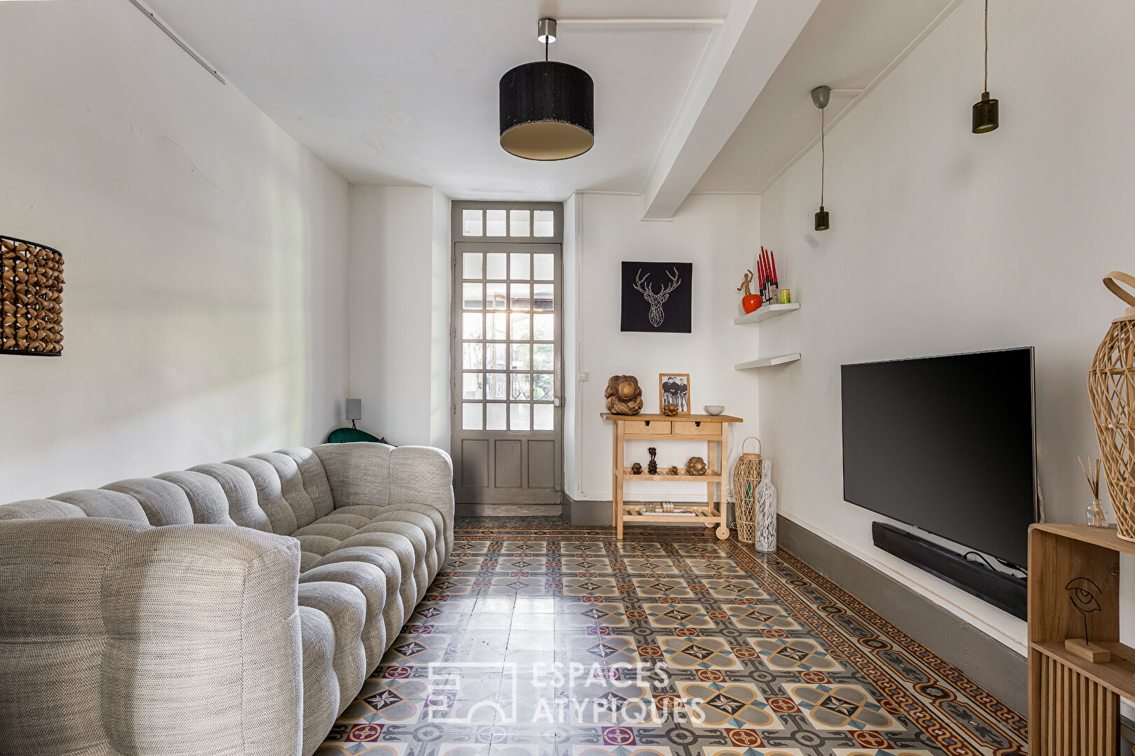Maison de ville avec jardin et garage