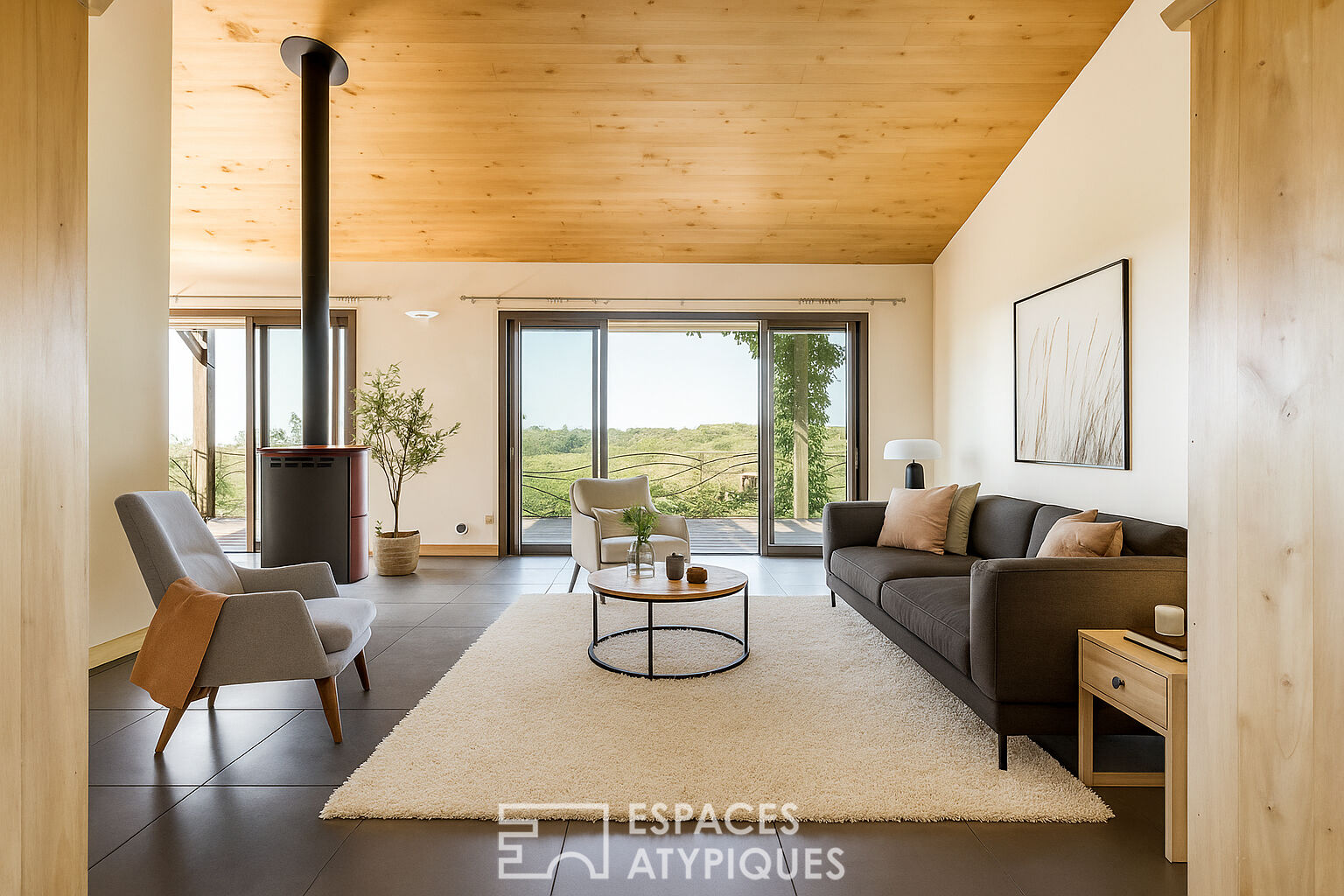 Duo of houses with a view in the heart of a preserved environment
