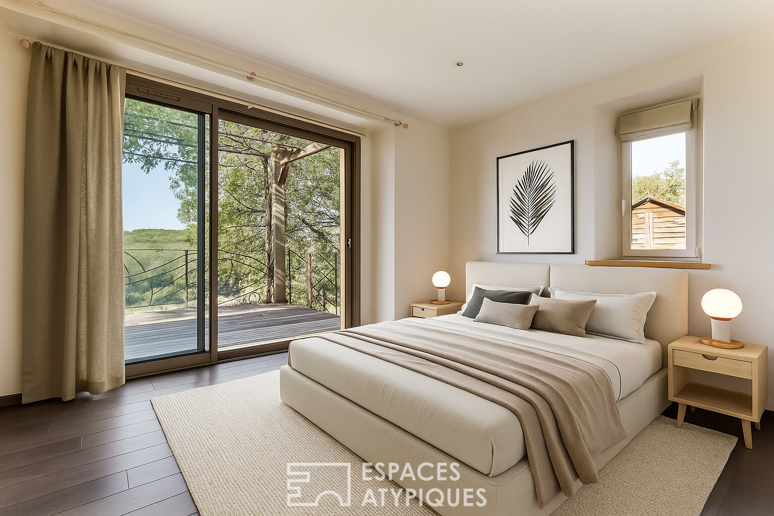 Duo of houses with a view in the heart of a preserved environment