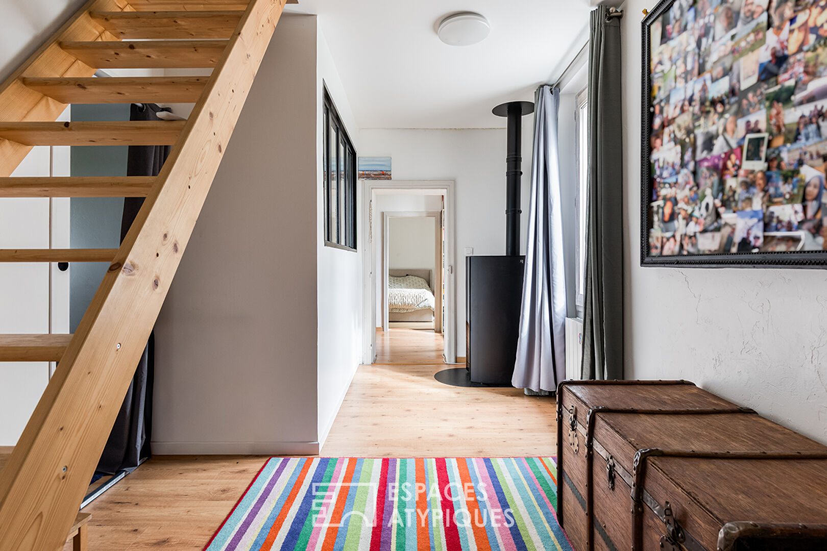 Duo of renovated houses with swimming pool