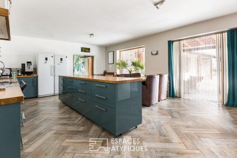 Ancienne ferme rénovée avec vue dominant les vallons Rabastinois.