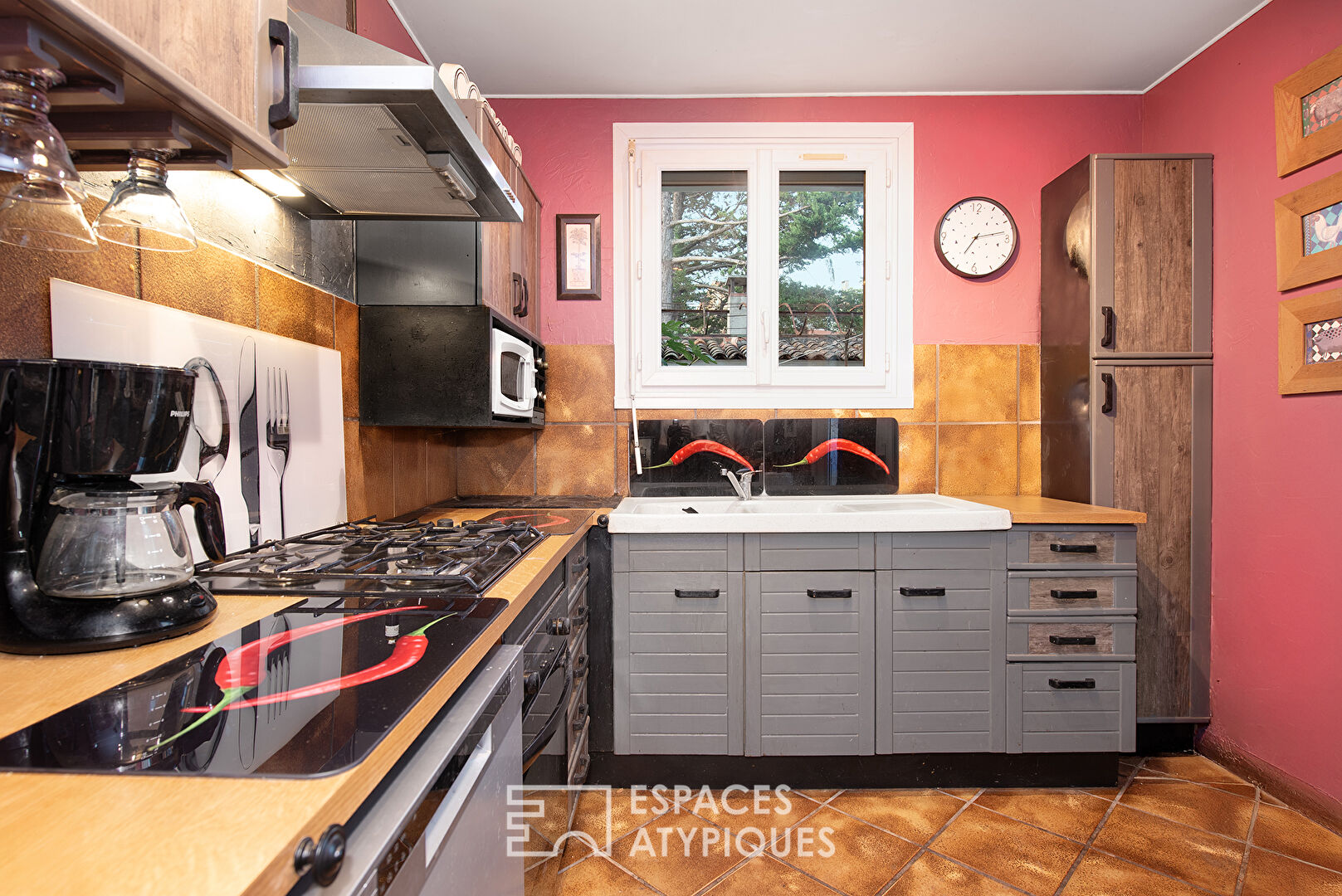 Maisons en coeur de ville avec garage et  piscine