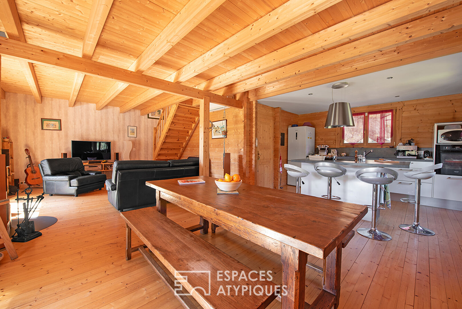 Chalet en bois au coeur de la nature