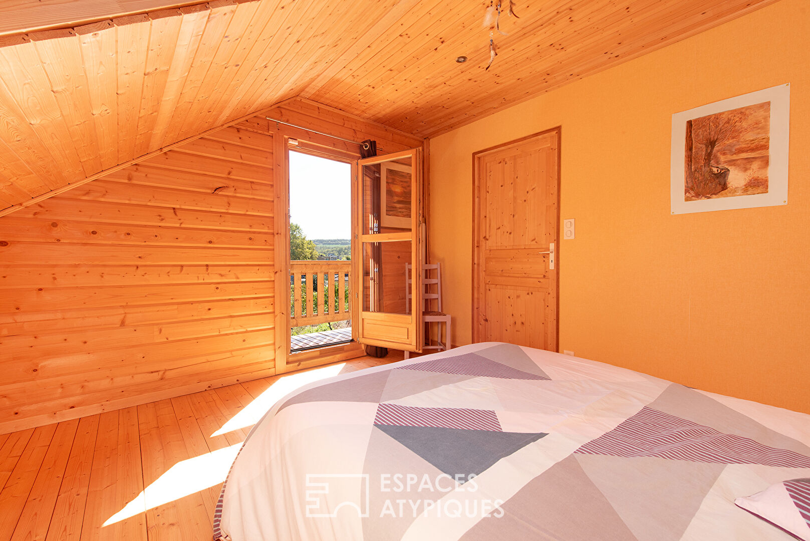 Chalet en bois au coeur de la nature