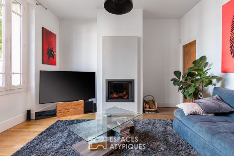 Townhouse with garden, swimming pool and garage