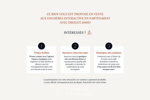 Villa avec piscine en position dominante