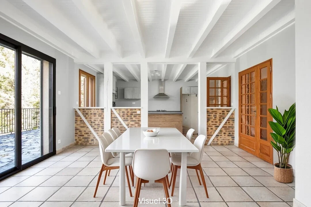 Villa avec piscine en position dominante