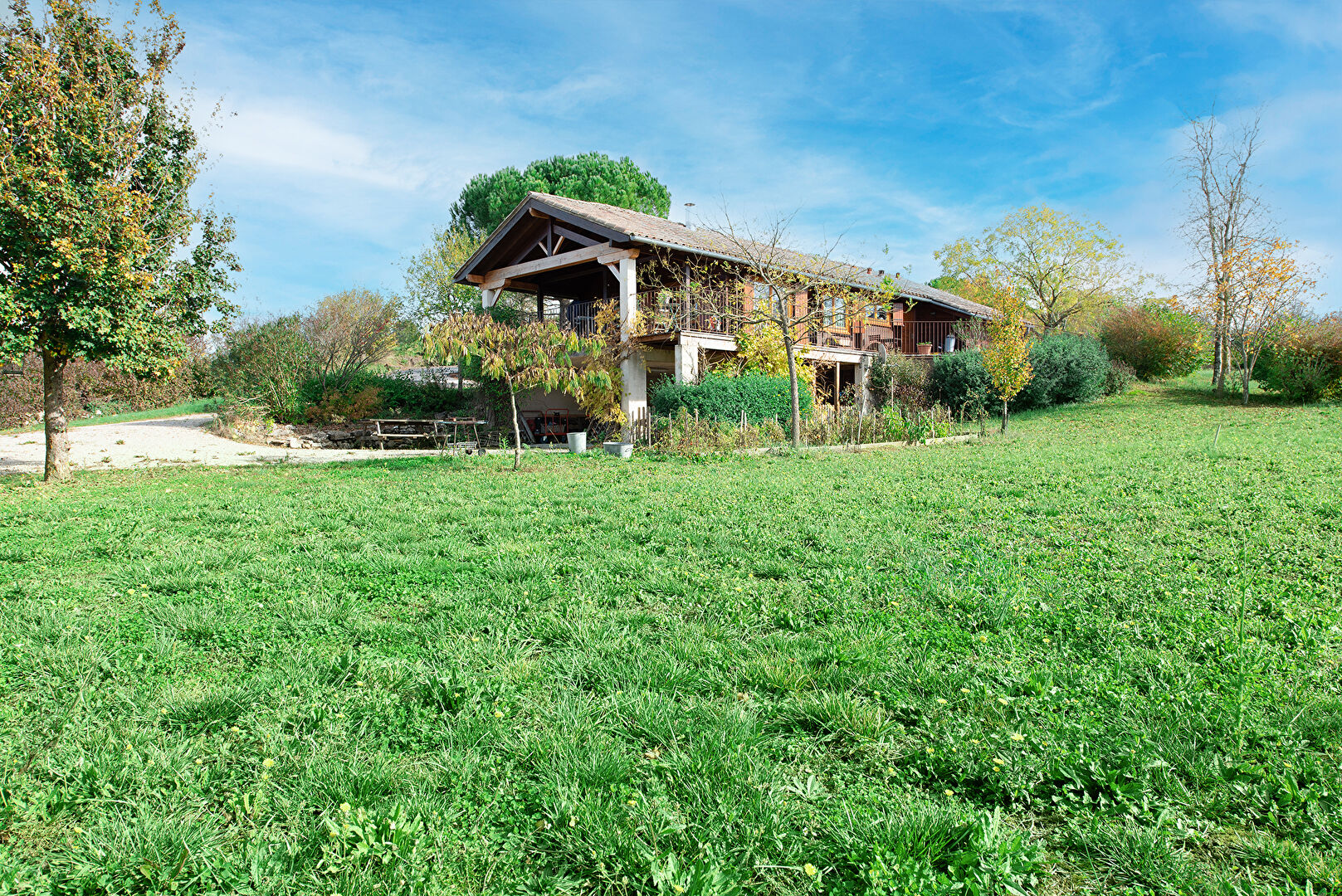 Property complex with holiday cottages and swimming pool in the Tarn countryside