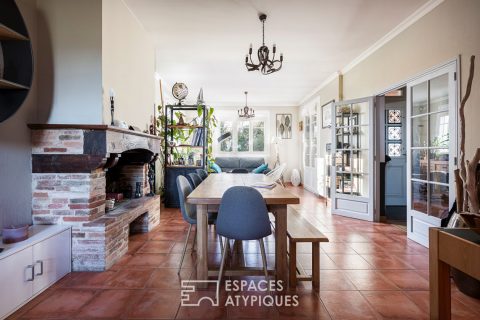 Maison familiale de plain pied avec piscine