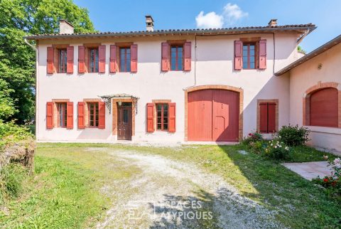 Maison de village bourgeoise au cachet Belle époque
