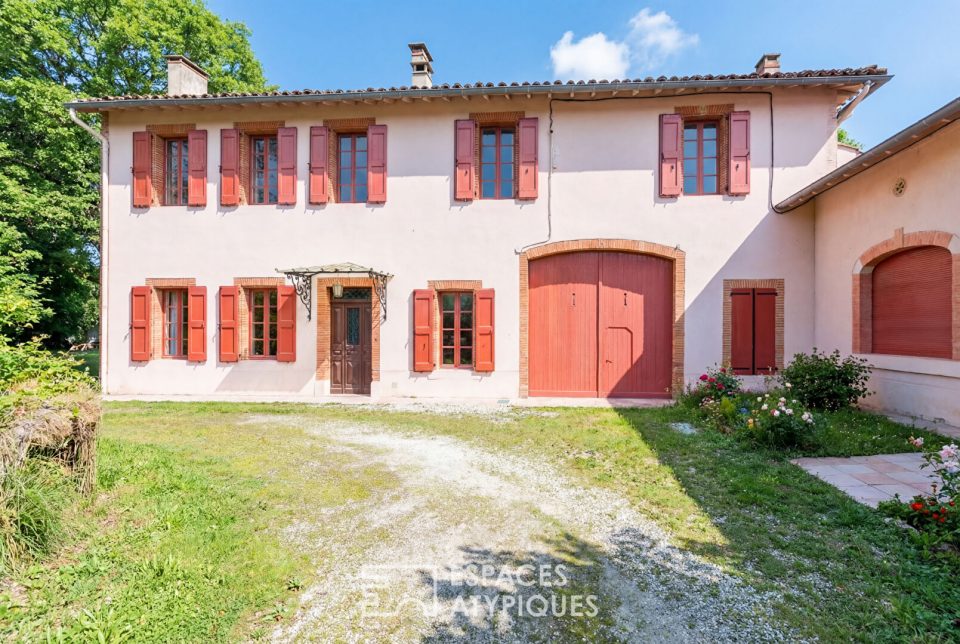 Maison de village bourgeoise au cachet Belle époque