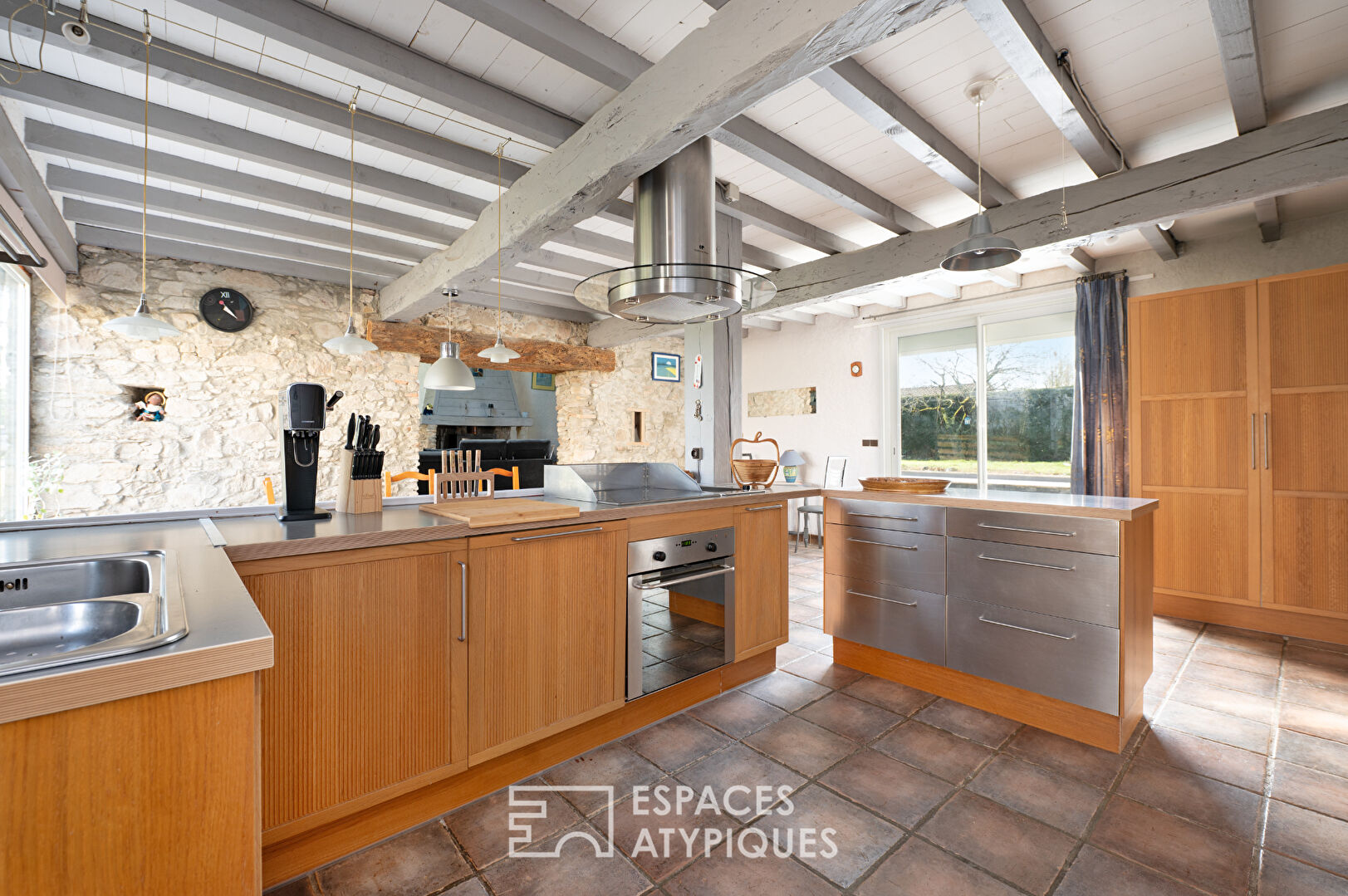 Former sheepfold built of local stone with swimming pool