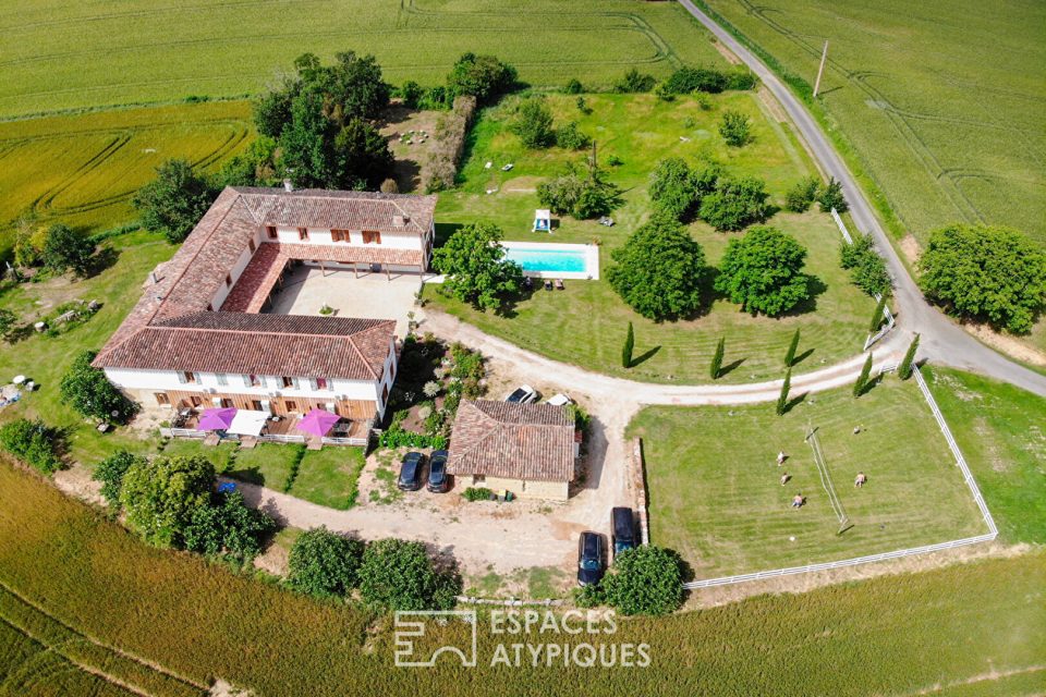 Domaine de caractère dédié à l'accueil, au coeur de la campagne