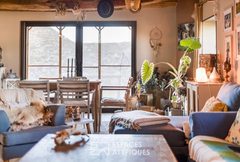 Charmant ensemble immobilier avec gîtes en pleine campagne tarnaise