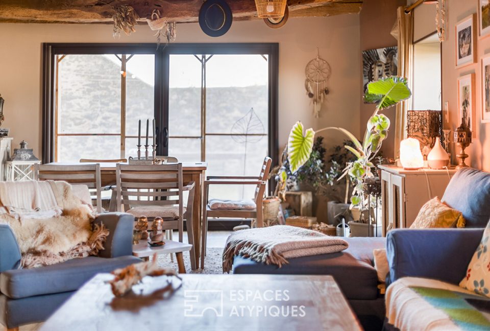 Charmant ensemble immobilier avec gîtes en pleine campagne tarnaise