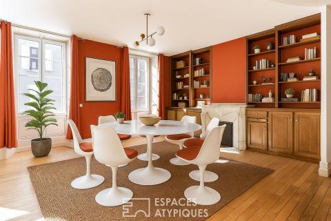 Art Deco building to renovate with garden and garage in the heart of the city