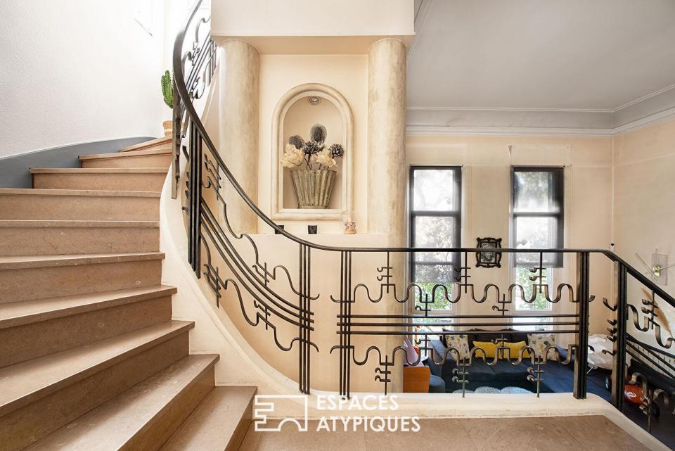 Maison d'architecte Art Déco avec parc et piscine