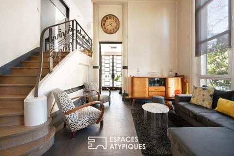 Maison d&rsquo;architecte Art Déco avec parc et piscine