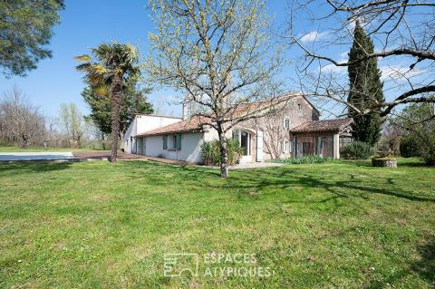 Propriété avec dépendance et potentiel d’accueil en pleine nature