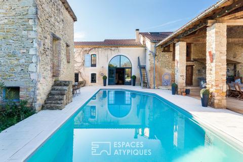 Propriété rurale avec piscine et dépendances sur 1,3 ha